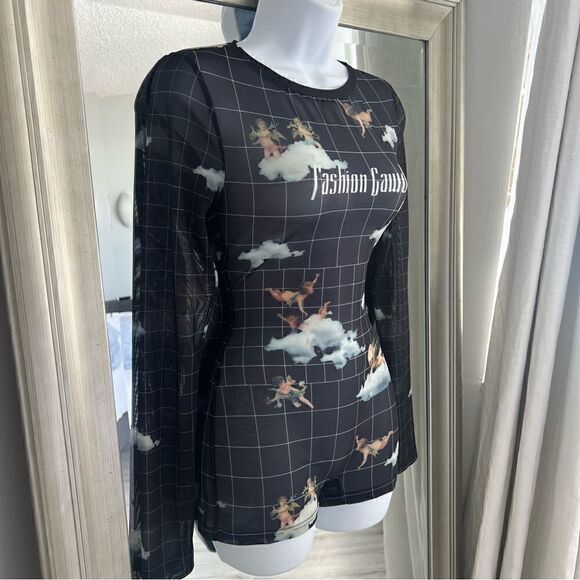 SHANE JUSTIN Fashion Gawd Green Jumpsuit Size XS. - Picture 3 of 7